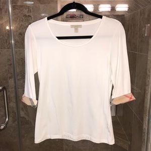 Burberry Three-Quarter Sleeve Shirt